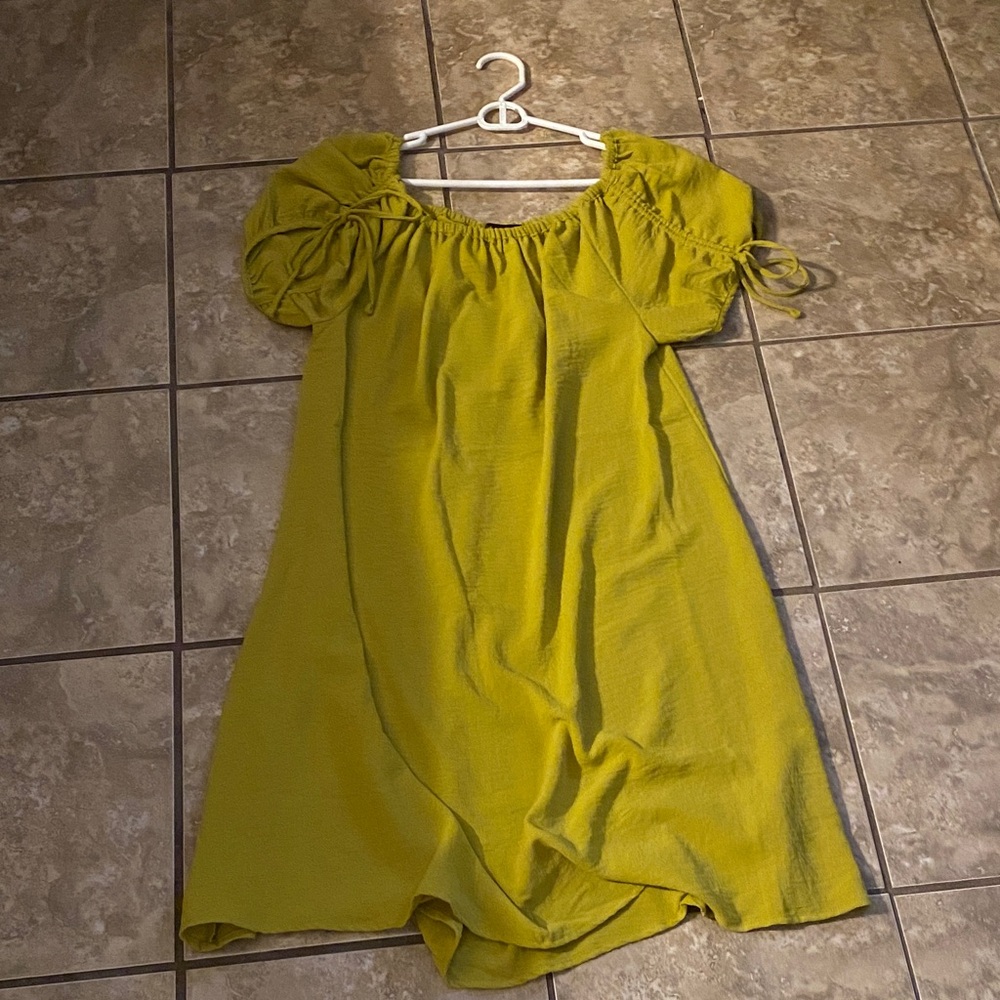 Sunny Yellow Kids Casual Dress